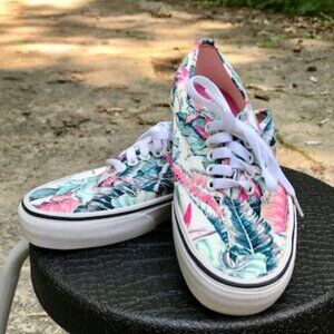 Tropical print, Classic Vans, Men's 6.5